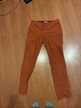 Horny Toad orange cord pants